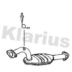Catalytic Converter KLARIUS 312474 OE Ref 18160RB0E50