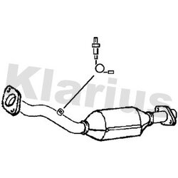 Catalytic Converter KLARIUS 312509 OE Ref 20010BB20A