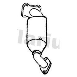Catalytic Converter KLARIUS 312515 OE Ref 1K0254200QX