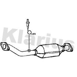 Catalytic Converter KLARIUS 312553 OE Ref 200103VU2A