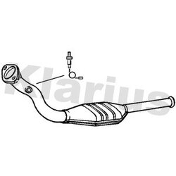 Catalytic Converter KLARIUS 321073 OE Ref 1705EW