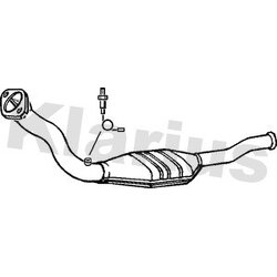 Catalytic Converter KLARIUS 321074 OE Ref 8671005074