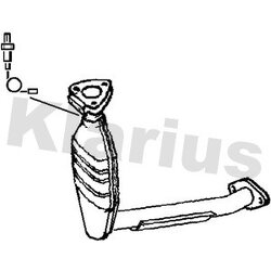 Catalytic Converter KLARIUS 321229 OE Ref 8671015983