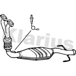 Catalytic Converter KLARIUS 321232 OE Ref 4878682