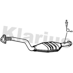 Catalytic Converter KLARIUS 321263 OE Ref 6025317119