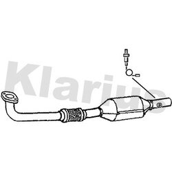 Catalytic Converter KLARIUS 321305 OE Ref GEX8075