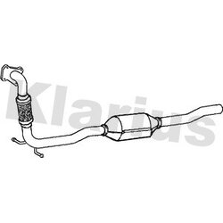 Catalytic Converter KLARIUS 321404 OE Ref 6X0253208KX