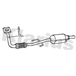 Catalytic Converter KLARIUS 321405 OE Ref 6X0253208JX