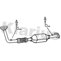 Catalytic Converter KLARIUS 321456 OE Ref 24434669