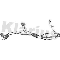 Catalytic Converter KLARIUS 321458 OE Ref R1620054
