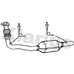 Catalytic Converter KLARIUS 321503 OE Ref 854137