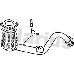 Catalytic Converter KLARIUS 321524 OE Ref 1731L8