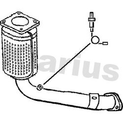 Catalytic Converter KLARIUS 321533 OE Ref 1731N9