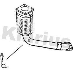 Catalytic Converter KLARIUS 321534 OE Ref 1731P2