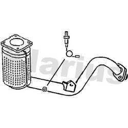 Catalytic Converter KLARIUS 321569 OE Ref 1731HR