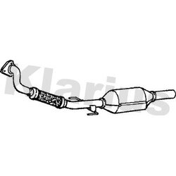 Catalytic Converter KLARIUS 321668 OE Ref 1J0253058GX