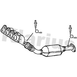 Catalytic Converter KLARIUS 321690 OE Ref 18407525272