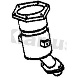 Catalytic Converter KLARIUS 321705 OE Ref B08A0AU000