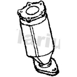 Catalytic Converter KLARIUS 321715 OE Ref 208A0BX00A
