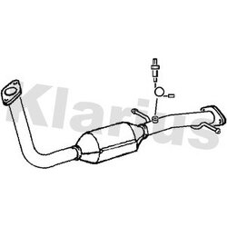 Catalytic Converter KLARIUS 321724 OE Ref 1419080AV0