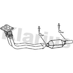 Catalytic Converter KLARIUS 321731 OE Ref 8602981