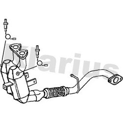 Catalytic Converter KLARIUS 321734