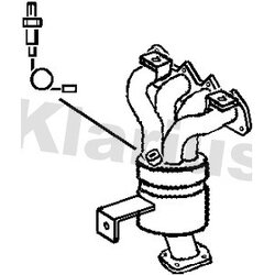 Catalytic Converter KLARIUS 321743 OE Ref 030253052AX