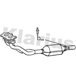 Catalytic Converter KLARIUS 321745 OE Ref 1J0253058KV