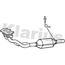Catalytic Converter KLARIUS 321749 OE Ref 1J0254504TX