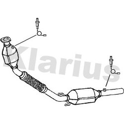 Catalytic Converter KLARIUS 321751 OE Ref 6Q0254500X