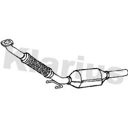 Catalytic Converter KLARIUS 321753 OE Ref 6Q0254502EX