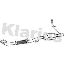 Catalytic Converter KLARIUS 321826 OE Ref 6Q0253058CX