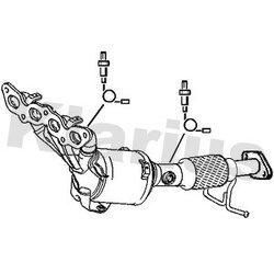 Catalytic Converter KLARIUS 321888 OE Ref 1319964