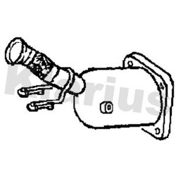 Catalytic Converter KLARIUS 321926 OE Ref 1731KA