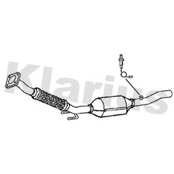 Catalytic Converter KLARIUS 321936 OE Ref 1J0254508GX