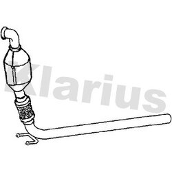 Catalytic Converter KLARIUS 321942 OE Ref 1K0254502SX