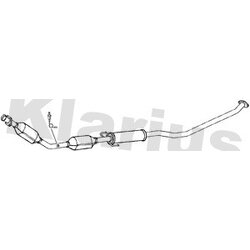 Catalytic Converter KLARIUS 321947 OE Ref 174100D120
