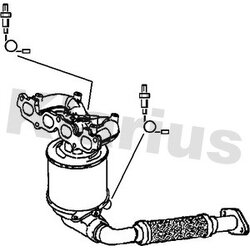 Catalytic Converter KLARIUS 321999 OE Ref 1229936