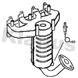 Catalytic Converter KLARIUS 322000 OE Ref 1318377