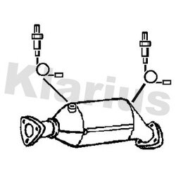 Catalytic Converter KLARIUS 322035 OE Ref 8E0131089DX