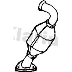 Catalytic Converter KLARIUS 322048 OE Ref 55187620