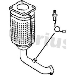 Catalytic Converter KLARIUS 322070 OE Ref 170679