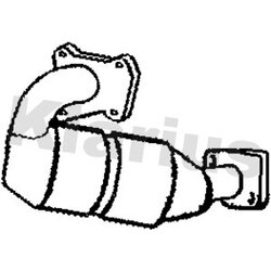 Catalytic Converter KLARIUS 322083 OE Ref 8200373720