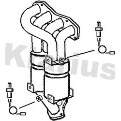 Catalytic Converter KLARIUS 322111 OE Ref 1710422070