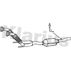 Catalytic Converter KLARIUS 322113 OE Ref 1K0254505AX