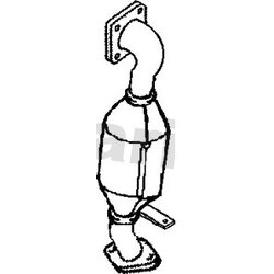 Catalytic Converter KLARIUS 322211 OE Ref 1K0254200BX