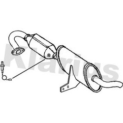 Catalytic Converter KLARIUS 322258 OE Ref 0011953V0010000