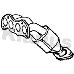 Catalytic Converter KLARIUS 322450 OE Ref 171040D101
