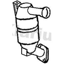 Catalytic Converter KLARIUS 322457 OE Ref 8200570184