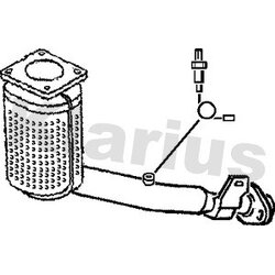 Catalytic Converter KLARIUS 322513 OE Ref 1731KS